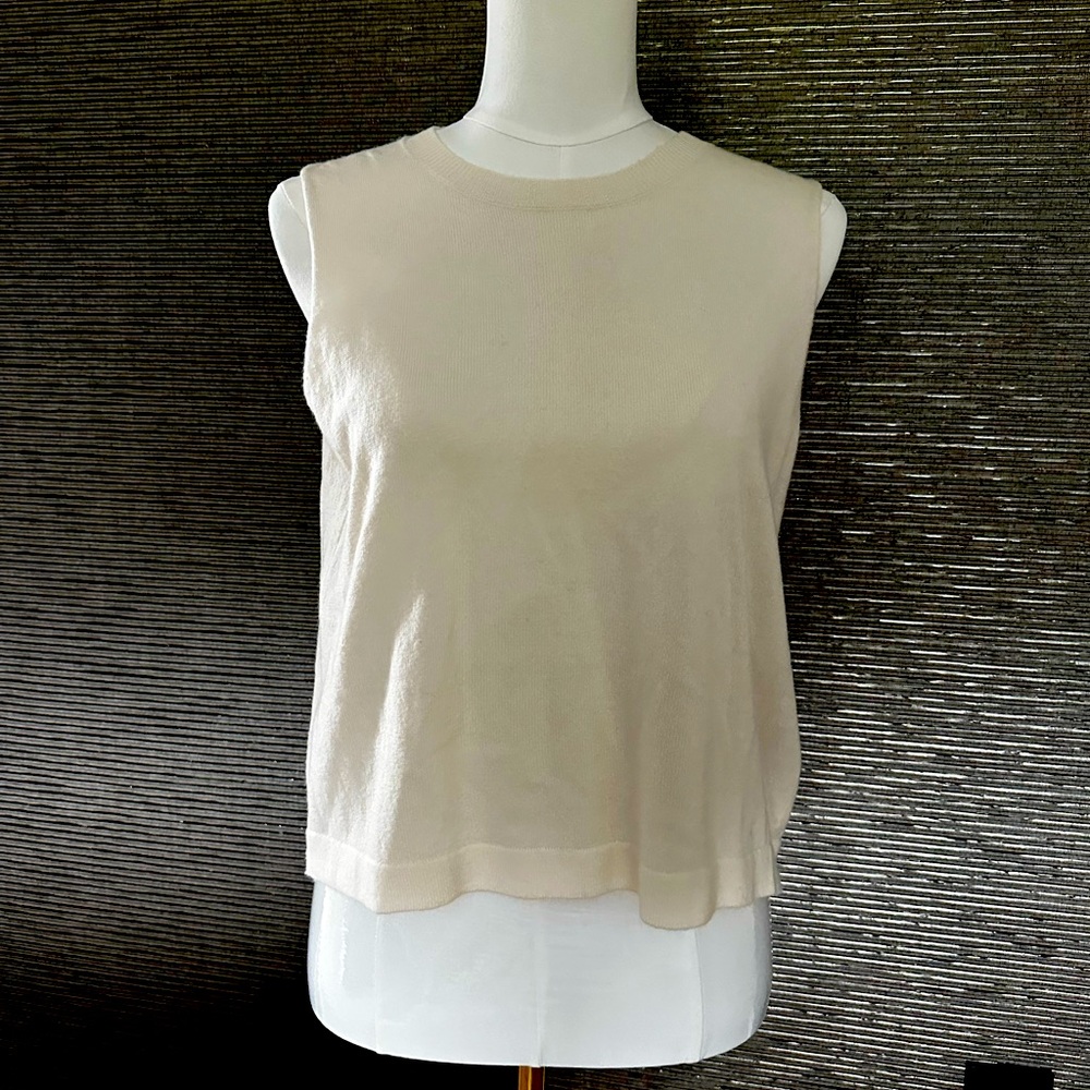Maje wool blend sleeveless vest sweater size 3